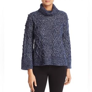 Kate Spade New York Chunky Marled Cable-Knit Sweater |Size Small